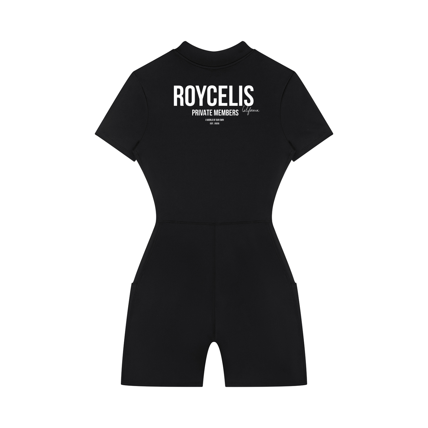 Women's Quarter-Zip Short Sleeve Romper