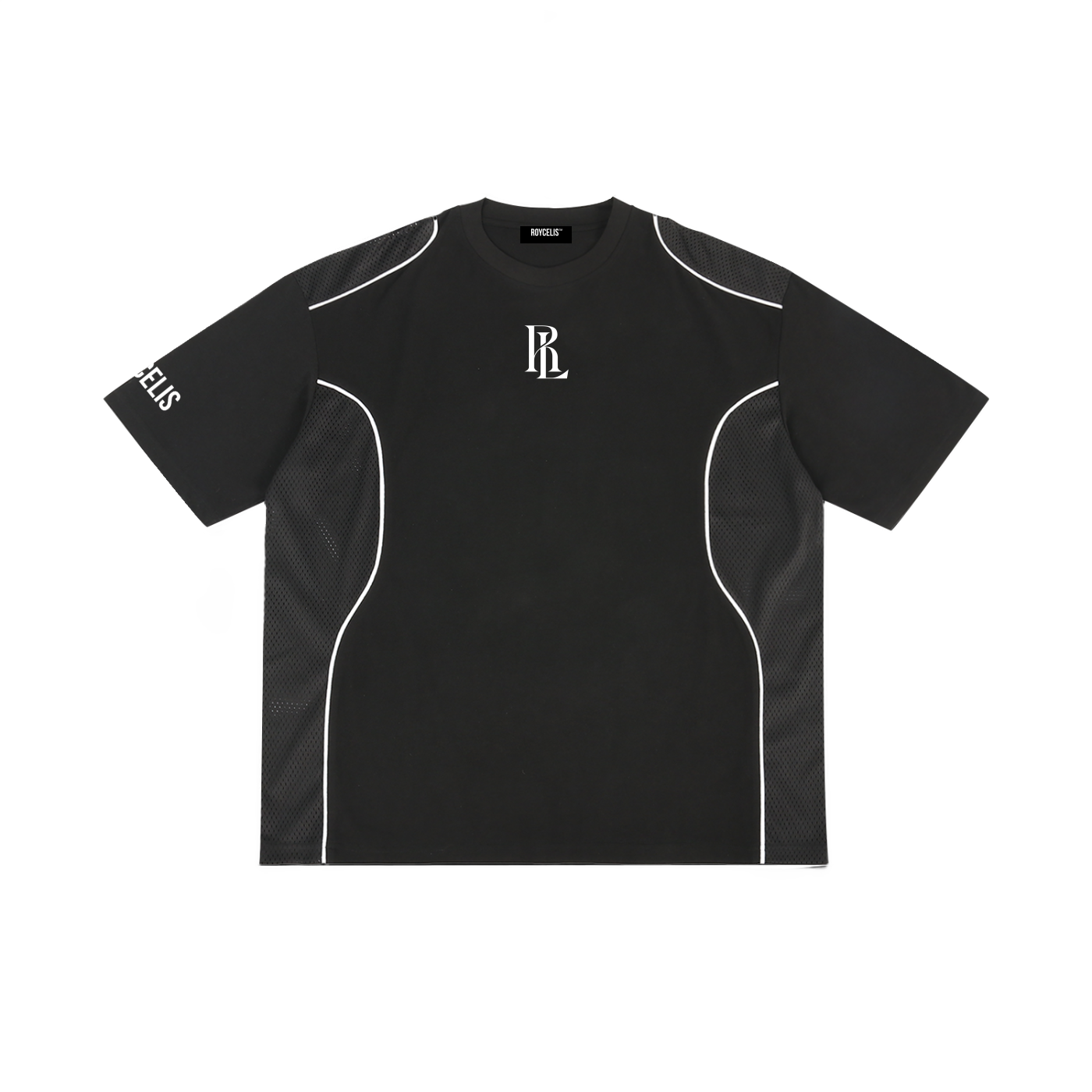 Contrast Piped Panel T-Shirt